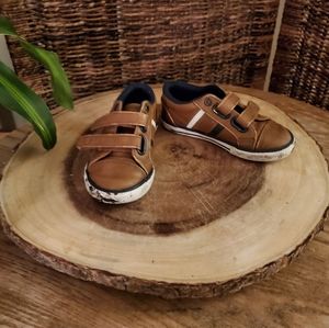 ⛵ Nautica Sneakers ⚓ Brown Leather like Velcro 🧦